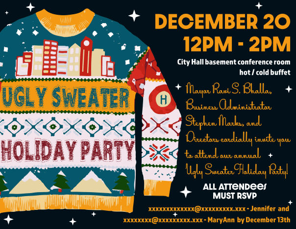 Ugly Sweater Flyer 2019_Larisa_Karamchakova