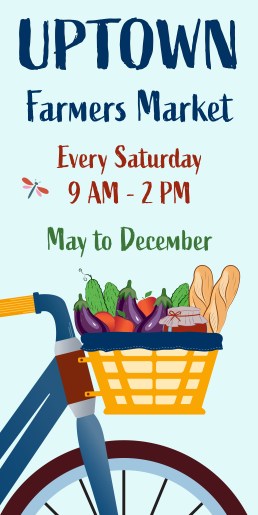 Farmers Market Street Pole Banner Larisa Karamchakova